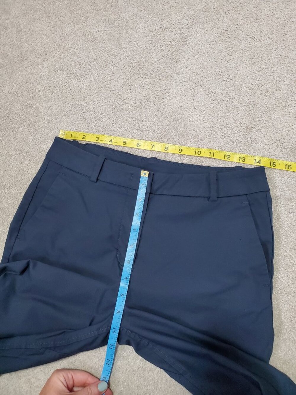 KIT AND & ACE Navigator Ride Pants Trousers Slim Leg Navy Blue Women's 6 x 30" - Picture 15 of 16